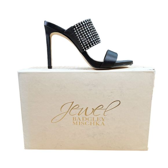 Jewel Badgley Mischka Ferris Evening Sandals - Size 6 - Picture 10 of 10